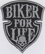 Biker For Life stoffen opstrijk patch embleem, Motos, Accessoires | Autocollants