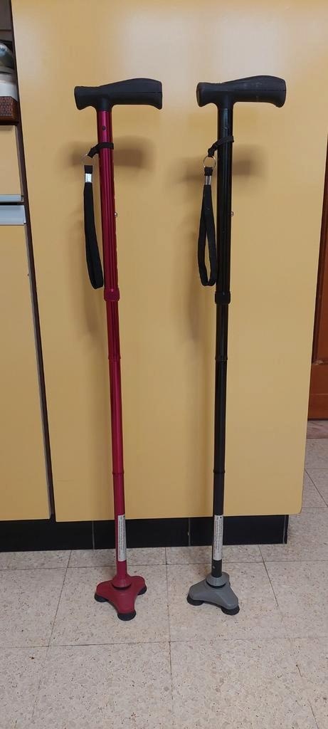 Hurrycane opvouwbare wandelstokken - aluminium, Diversen, Wandelstokken, Zo goed als nieuw, Verstelbaar, Opvouwbaar, Ophalen of Verzenden
