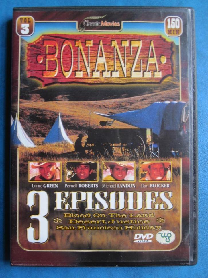 Bonanza deel 3, Cd's en Dvd's, Dvd's | Tv en Series, Zo goed als nieuw, Actie en Avontuur, Alle leeftijden, Ophalen of Verzenden