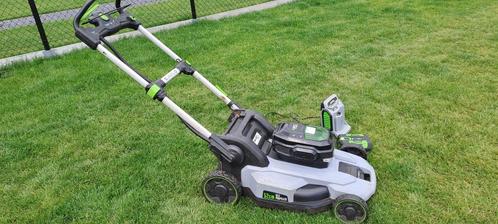 Grasmaaier op batterij, Tuin en Terras, Grasmaaiers, Gebruikt, 50 cm of meer, Cirkelmaaier, Opvangzak, Opvangbak, Versnellingen