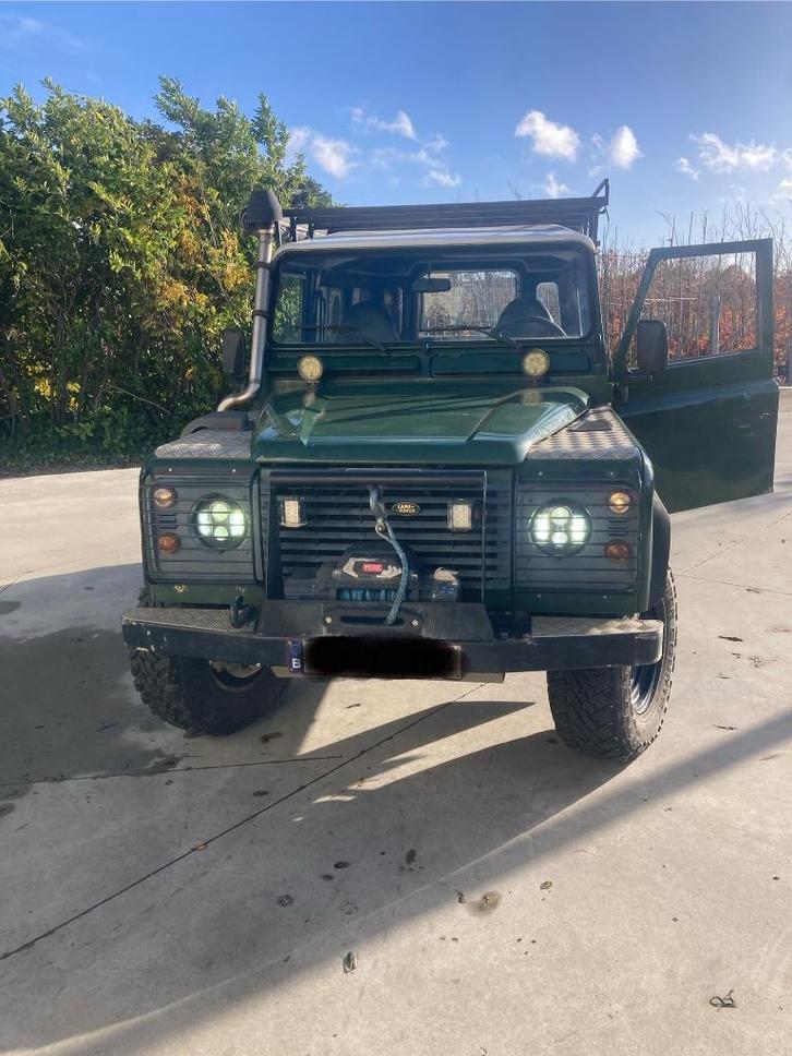 Land rover defender td5 2001, Auto's, Land Rover, Particulier, 4x4, Bluetooth, Dakrails, LED verlichting, Radio, Trekhaak, USB