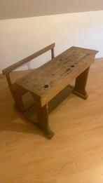 Oude schoolbank, Huis en Inrichting, Ophalen, Gebruikt, Bureau