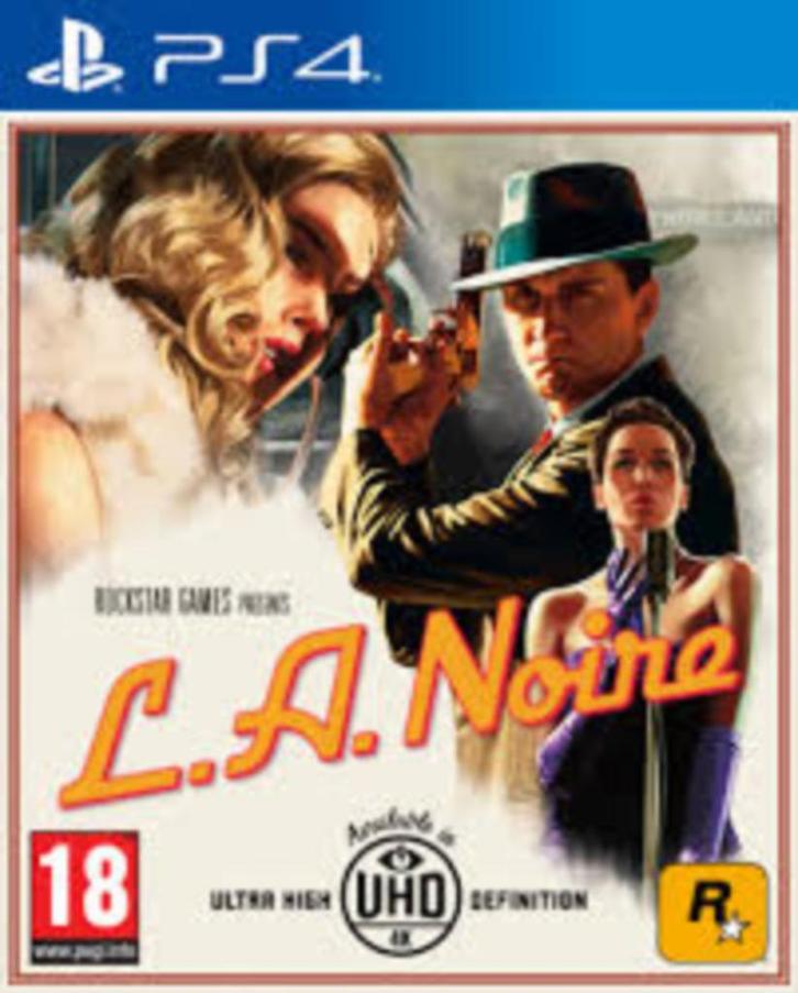 L.A. Noire (PS4)., Games en Spelcomputers, Games | Sony PlayStation 4, Zo goed als nieuw, Avontuur en Actie, 1 speler, Vanaf 18 jaar