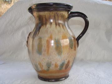 Ancien cruche de la poterie, signé Lasson, Enlèvement ou Envoi