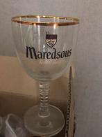 Glas Maredsous, 4 stuks, Verzamelen, Glas en Drinkglazen, Ophalen of Verzenden
