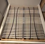 Bedframe ikea 160x200 + lattenbodem excl. matras, Enlèvement, Utilisé, Sommier, 200 cm