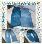 Pantalon en jeans pour garçon -lot de 2-Orchestra-T.7 ans, Broek, Gebruikt, Ophalen of Verzenden, Jongen