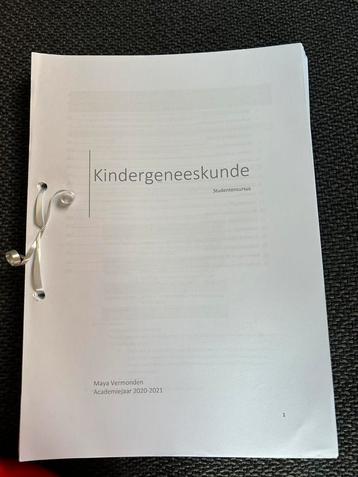 Studentencursus Kindergeneeskunde beschikbaar voor biedingen