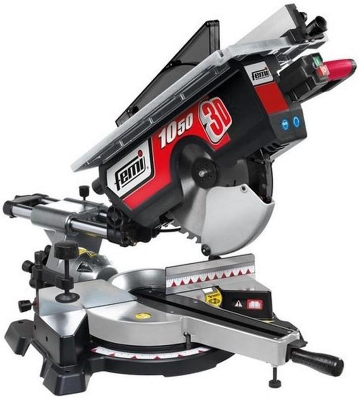 Scie à onglet FEMI bois et alu  1249 € A SAISIR 395 €, Doe-het-zelf en Bouw, Gereedschap | Zaagmachines, Nieuw, Afkortzaag, Ophalen