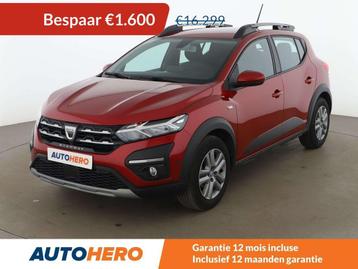 Dacia Sandero 1.0 TCe Stepway Comfort (bj 2023), Auto's, Dacia, Voorwielaandrijving, Stof, Gebruikt, 91 pk