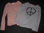 2 longsleeves maat 140-zara en okaidi-samen 2euro, Kinderen en Baby's, Kinderkleding | Maat 140, Ophalen, Zo goed als nieuw, Meisje
