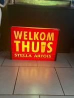 Lichtreclame stella artois welkom thuis, Verzamelen, Ophalen, Gebruikt, Lichtbak of (neon) lamp