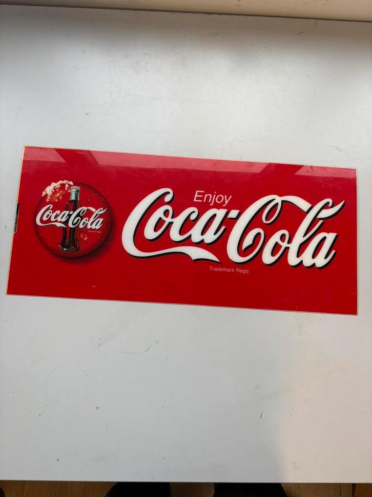 (H) Origineel Coca-Cola lichtbak paneel –  80/90 – 9030 cm, Verzamelen, Merken en Reclamevoorwerpen, Zo goed als nieuw, Verzenden