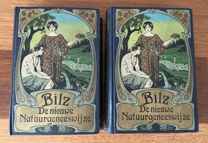 Art Nouveau BILZ (2st) De Nieuwe Natuurgeneeswijze 1922, Antiek en Kunst, Kunst | Overige Kunst, Ophalen of Verzenden