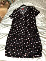 Robe noir imprimée Miss Captain - T 42, Ophalen, Autre, Zwart, Knielengte