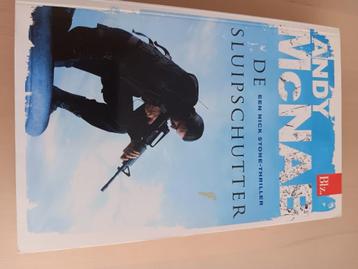 Boek ; de sluipschutter, andy mc nab beschikbaar voor biedingen