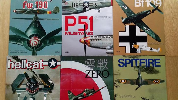 Avions de la seconde guerre mondiale - Atlas (6 Tomes), Livres, Guerre & Militaire, Utilisé, Armée de l'air, Deuxième Guerre mondiale
