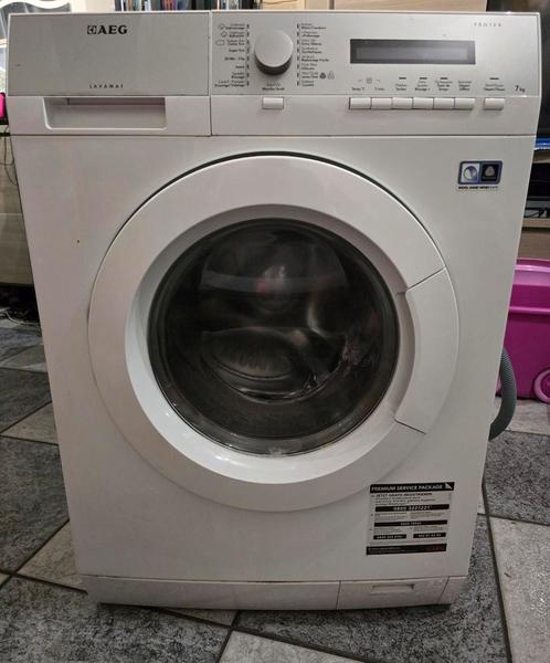 AEG wasmachine - 7 kg - A+++, Elektronische apparatuur, Wasmachines, Zo goed als nieuw, Voorlader, 6 tot 8 kg, 85 tot 90 cm, Energieklasse A of zuiniger