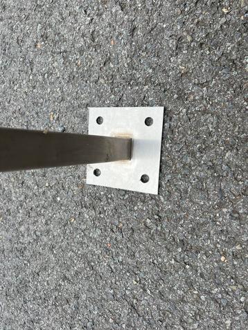 Inox palen 27 st, Neuf, Autres types, 100 à 250 mm, Enlèvement