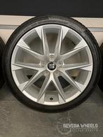 18” originele Seat Leon FR velgen + banden 5x112 225/40/18, 18 inch, Gebruikt, Banden en Velgen, Ophalen of Verzenden