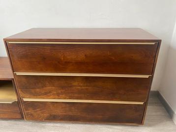 Dressoir in mangohout met 3 lades beschikbaar voor biedingen