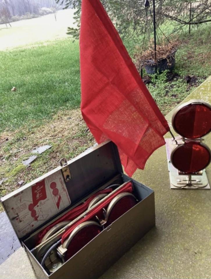 Vintage USA Sigflex 793 Reflector-Pack, pech set 60'r jaren., Verzamelen, Overige Verzamelen, Zo goed als nieuw, Ophalen of Verzenden