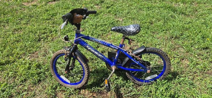 Kinderfiets " spider" 14 of 16"?, Fietsen en Brommers, Fietsen | Kinderfietsjes, Gebruikt, Minder dan 16 inch, Zijwieltjes, Ophalen