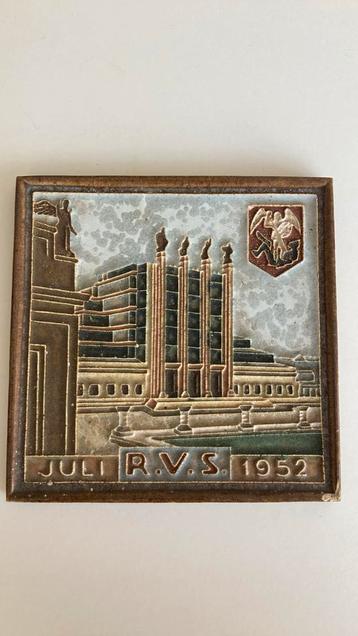 Eeuwfeestpaleis - Keramiek - Tegel - Delft - R.V.S. - 1952 beschikbaar voor biedingen