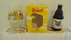 Duvel glas de zes hopduivels met een Duvel, Ophalen of Verzenden, Zo goed als nieuw, Glas of Glazen, Duvel