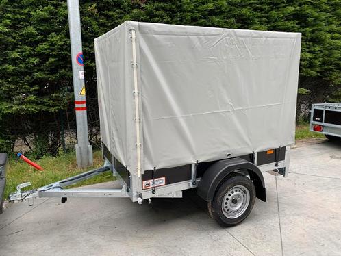 Enkelas aanhangwagen + huif ongeremd, Auto diversen, Aanhangers en Bagagewagens, Nieuw, Ophalen