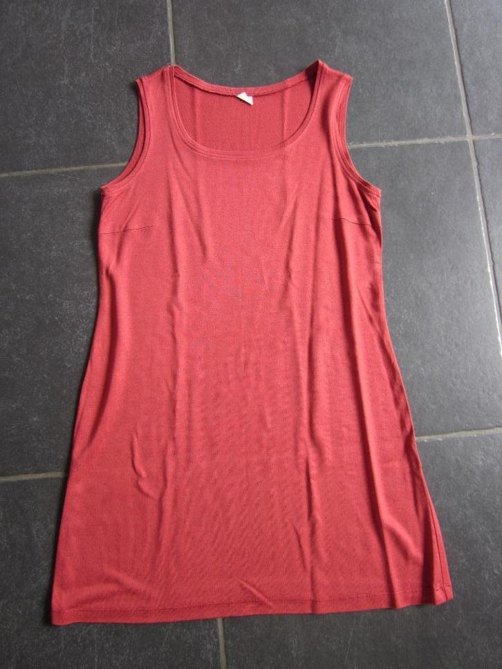 rood effen kleed, Kleding | Dames, Jurken, Zo goed als nieuw, Maat 38/40 (M), Rood, Ophalen of Verzenden