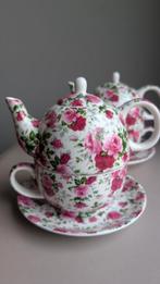 Set van 2 vintage Rose Bud theepot Country Corner, Ophalen of Verzenden