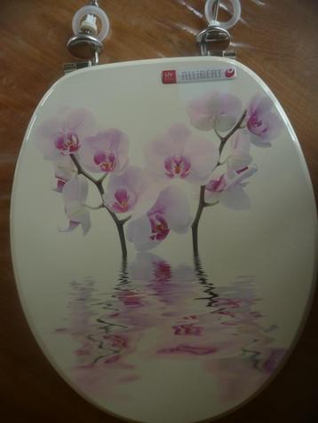 Siège de toilette Allibert Orchidée 