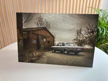 C123 Mercedes Benz 300CD foto op aluminium in Doel België beschikbaar voor biedingen