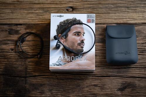 Aftershokz Aeropex (= Shokz OpenRun), Audio, Tv en Foto, Hoofdtelefoons, Zo goed als nieuw, Bluetooth, Ophalen of Verzenden