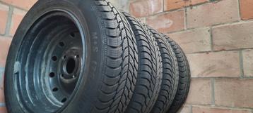 Winterbanden 175/70 R14 SAVA eskimo s3+ op stalen velg  disponible aux enchères