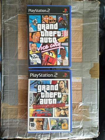 Grand Theft Auto Liberty City Stories + Vice City Pal PS2