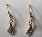 „Kleine getextureerde gouden schelpen”, Handtassen en Accessoires, Oorbellen, Hangers, Nieuw, Ophalen of Verzenden, Goud