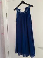 AVONDJURK MET GLITTERS, Maat 38/40 (M), SOLEIL, Blauw, Cocktailjurk