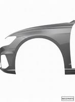 AUDI A8 D5 ZIJSCHERM SNIJDEEL LINKS KLEUR LX7H ORIGINEEL, Arrière, -, Haillon arrière, Audi