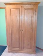 Kleerkast in grenen hout  - Biedermeier stijl, Ophalen, Gebruikt, 100 tot 150 cm, 200 cm of meer