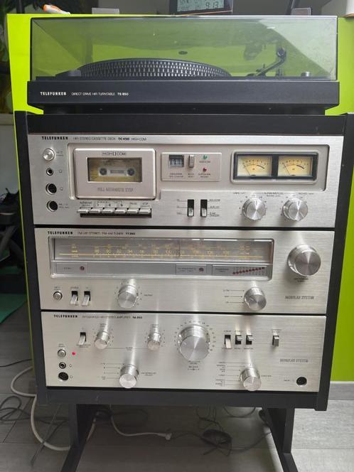 Telefunken hifi installatie, Audio, Tv en Foto, Stereoketens, Gebruikt, Cassettedeck, Tuner of Radio, Overige merken, Losse componenten