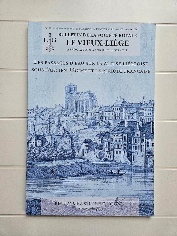 Les passages d'eau sur la Meuse liégeoise sous l'Ancien Rég, Livres, Histoire nationale, Comme neuf, Enlèvement ou Envoi