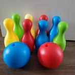 Bowlingset 8 kegels met 2 ballen, Kinderen en Baby's, Ophalen of Verzenden, Gebruikt
