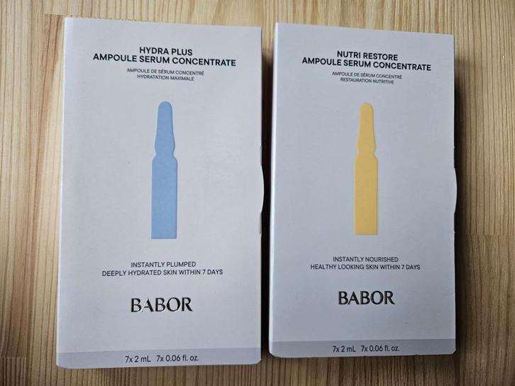 2 lots de 7 ampoules de 2 ml BABOR Neufs, Bijoux, Sacs & Beauté, Beauté | Soins du visage, Neuf, Soins, Tout le visage, Enlèvement ou Envoi