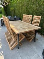 Tuinset teak, Tuin en Terras, Tuinsets en Loungesets, Ophalen of Verzenden, Tuinset