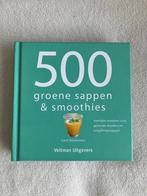 Kookboek 500 groene sappen & smoothies Veltman Uitgevers B.V, Vegetarisch, Overige typen, Veltman Uitgevers B.V., Ophalen of Verzenden