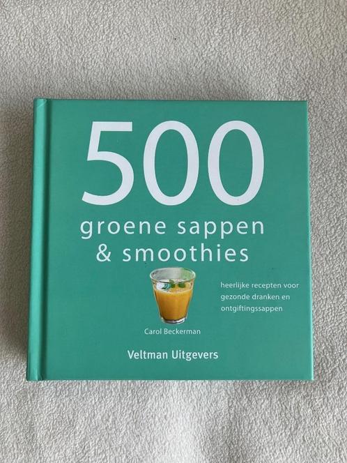 Kookboek 500 groene sappen & smoothies Veltman Uitgevers B.V, Livres, Livres de cuisine, Comme neuf, Autres types, Autres régions