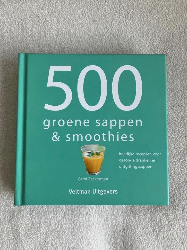 Kookboek 500 groene sappen & smoothies Veltman Uitgevers B.V, Boeken, Kookboeken, Zo goed als nieuw, Voorgerechten en Soepen, Hoofdgerechten