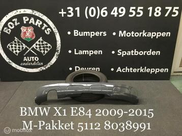 BMW X1 E84 M-SPORT achterbumper diffuser onderlip 2009-2015